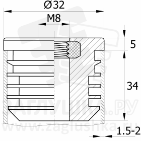 ILTFA32x1,5-2 M8B