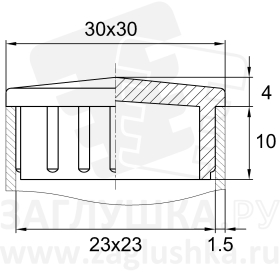 QCNABS30x30x1.5