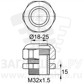 PC/M32x1.5L/18-25